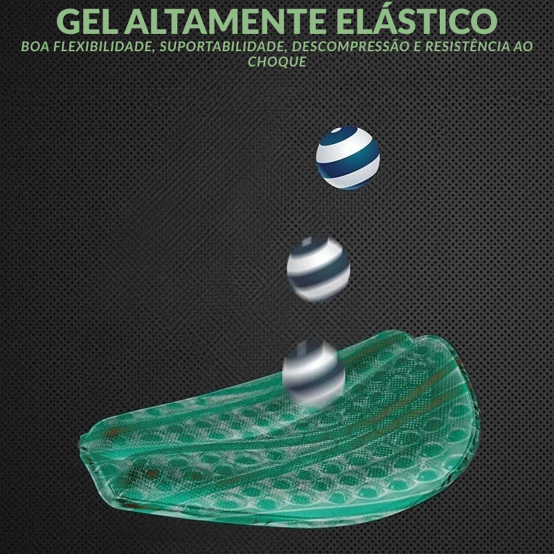 Almofada de Assento em Gel Antiderrapante para Motocicleta