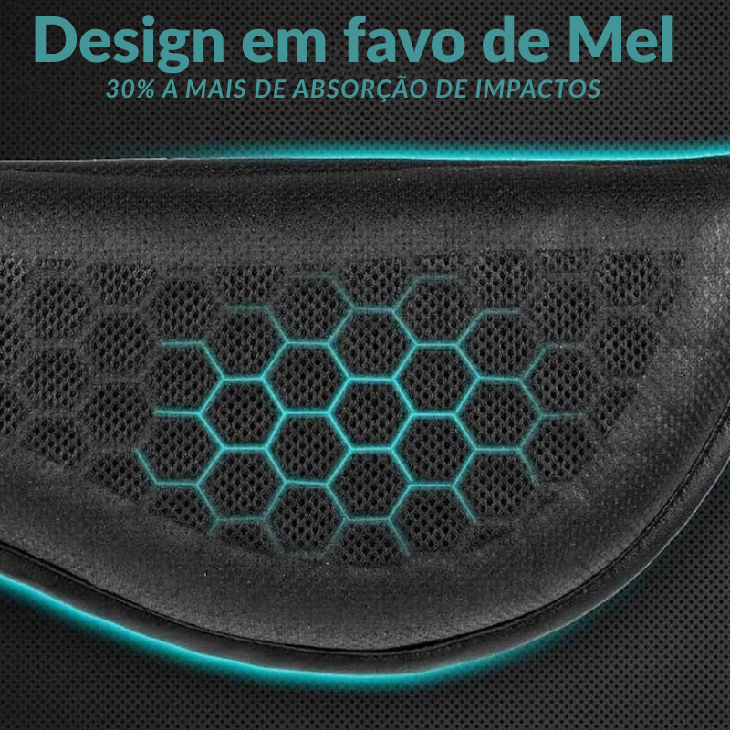 Almofada de Assento em Gel Antiderrapante para Motocicleta